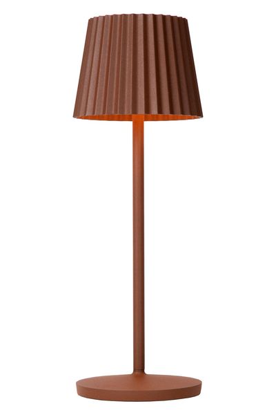 Lucide JUSTINE LED Tischlampe 2W dimmbar Rostfarbe IP54 27889/02/97