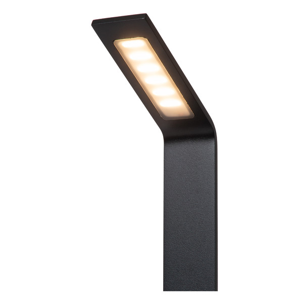 Lucide LAWFORD LED Pollerleuchte 6W IP54 Warmweiss Modern Schwarz 29831/80/30