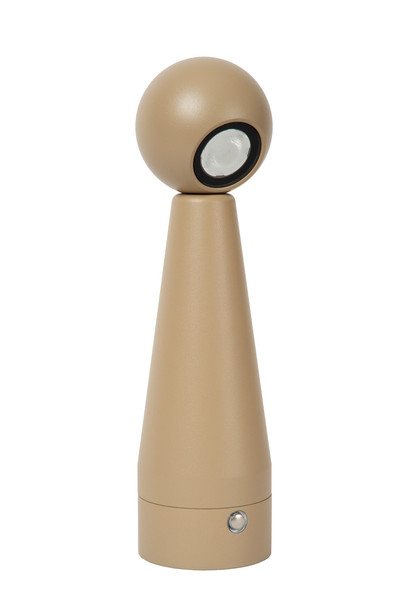 Lucide IPSOS LED Tischlampe 3W dimmbar Steuerbare Lichtfarbe Modern Taupe 33500/03/41
