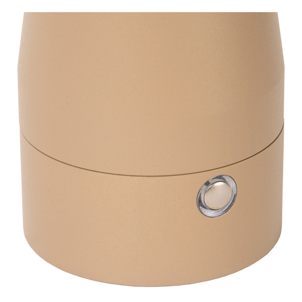 Lucide IPSOS LED Tischlampe 3W dimmbar Steuerbare Lichtfarbe Modern Taupe 33500/03/41
