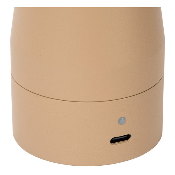 Lucide IPSOS LED Tischlampe 3W dimmbar Steuerbare Lichtfarbe Modern Taupe 33500/03/41