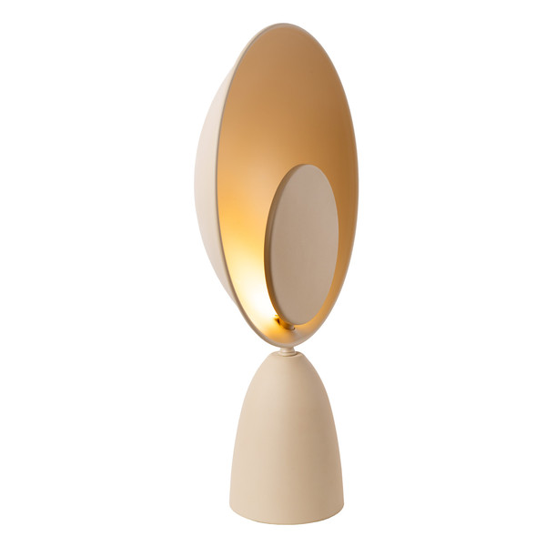 Lucide CASTAMAR LED Tischlampe 8W Extra-Warmweiss Modern Taupe 34552/03/41