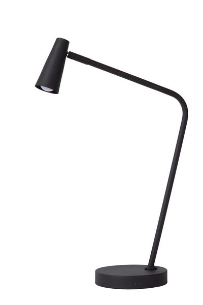 Lucide STIRLING LED Tischlampe 3-Stufen-Dimmer 3W dimmbar 360° drehbar Schwarz 36620/03/30