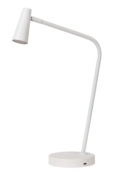 Lucide STIRLING LED Tischlampe 3-Stufen-Dimmer 3W dimmbar 360° drehbar Weiß 36620/03/31
