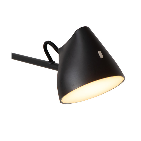 Lucide MILNE LED Wandleuchte 2-fach 8W dimmbar Warmweiss Modern Schwarz 44216/12/30