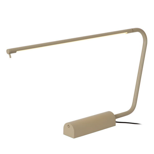 Lucide MADISON LED Schreibtischlampe 6,5W dimmbar Steuerbare Lichtfarbe Modern Taupe 44503/06/41