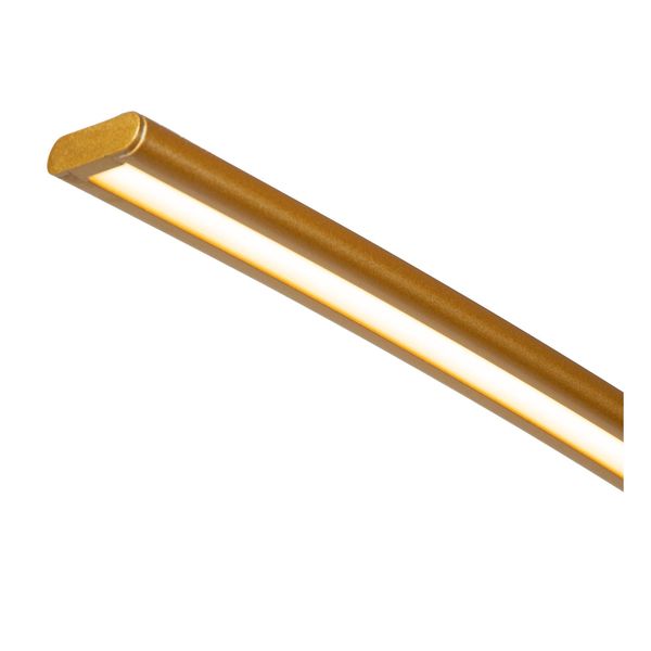 Lucide CURVE LED Stehleuchte 15W dimmbar Mattes Gold, Messing, Schwarz 44700/11/02