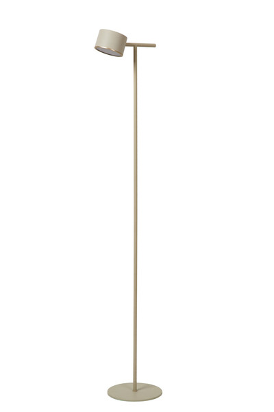 Lucide GIAN LED Stehlampe 9W dimmbar Warmweiss Modern Taupe 44717/08/41