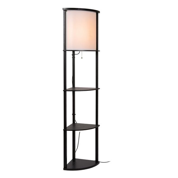 Lucide MENNO Stehleuchte E27 Schwarz, Beige 44798/81/30