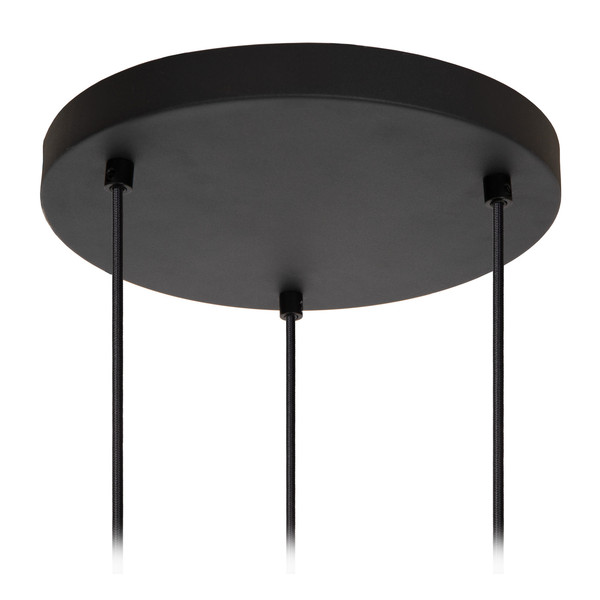 Lucide ELOISE MULTI PENDEL E27 Pendelleuchten 3-fach Modern Schwarz 70-150cm 45405/13/30
