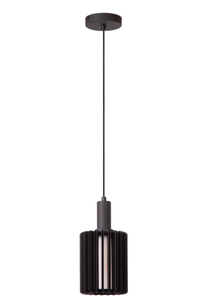 Lucide LAMBRES E27 Pendelleuchten Modern Schwarz 70-164cm 45410/15/30