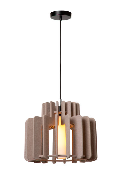 Lucide ROLLO E27 Pendelleuchten Modern Taupe 70-150cm 45491/40/41
