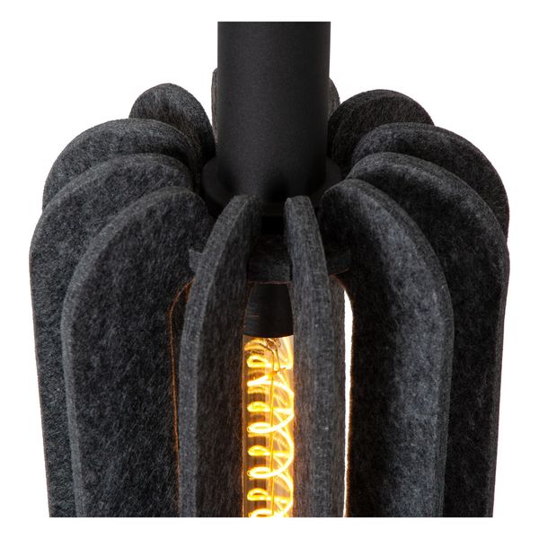 Lucide RAFAL Pendelleuchte 3x E27 Grau, Schwarz 45492/03/36