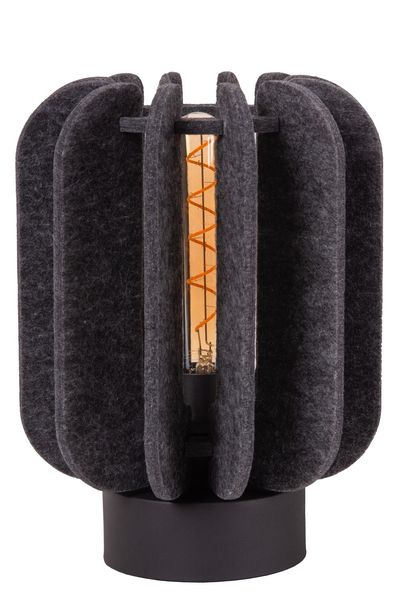 Lucide RAFAL Tischlampe E27 Grau, Schwarz 45592/01/36