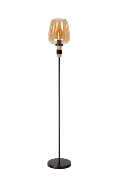 Lucide ILONA Stehleuchte E27 Amber, Schwarz 45708/01/62