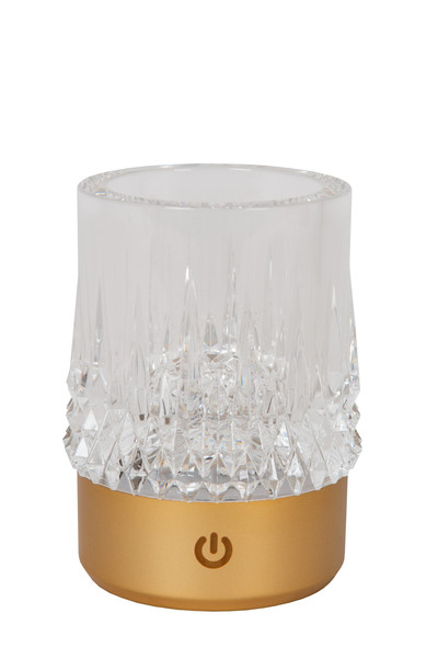 Lucide LILI LED Tischlampe 3W dimmbar Steuerbare Lichtfarbe Modern Mattgold 46520/03/02
