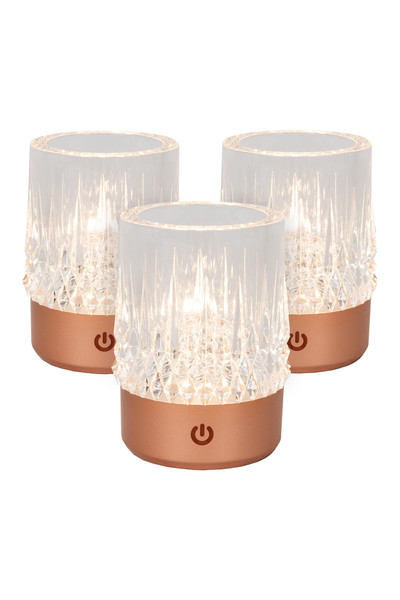Lucide LILI LED Tischlampe 3W dimmbar Steuerbare Lichtfarbe Modern Kupfer 46520/03/17
