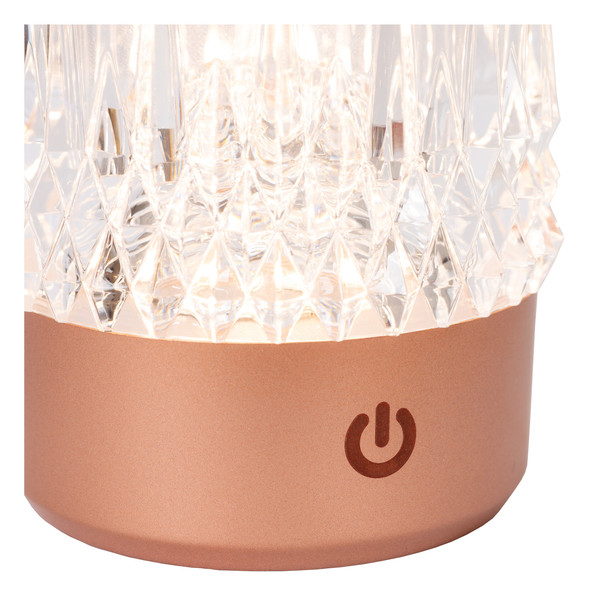 Lucide LILI LED Tischlampe 3W dimmbar Steuerbare Lichtfarbe Modern Kupfer 46520/03/17