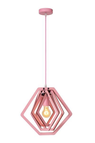 Lucide MAURO Pendelleuchte E27 Rosa 77489/01/66