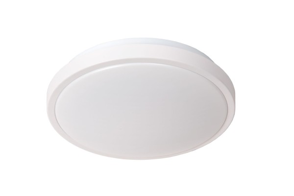 Lucide DASHER LED Deckenleuchte 12W Weiß, Opal Sensor IP44 79110/30/31
