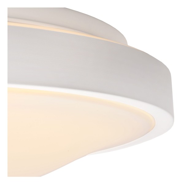 Lucide DASHER LED Deckenleuchte 18W Weiß, Opal Sensor IP44 79110/35/31