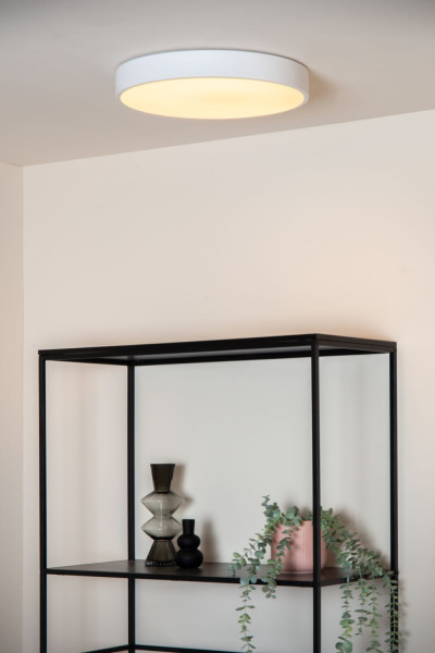 Lucide UNAR LED Deckenleuchte 3-Stufen-Dimmer 18W dimmbar Weiß, Opal 79185/30/31