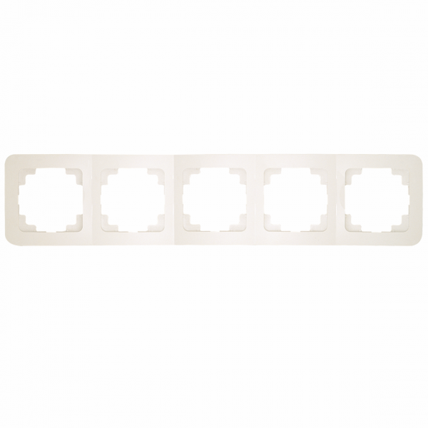 Makel Lilium Natural 5-fach Rahmen horizontal weiss