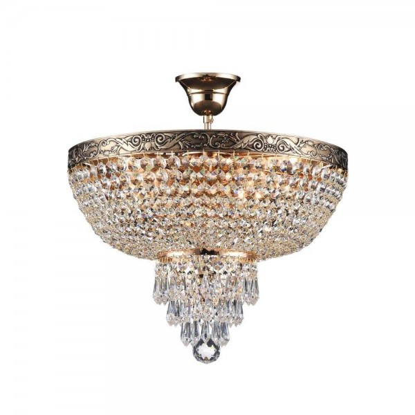 Maytoni Palace Kronleuchter, Hängeleuchte 5x E27 Aktik-Gold / Vintage