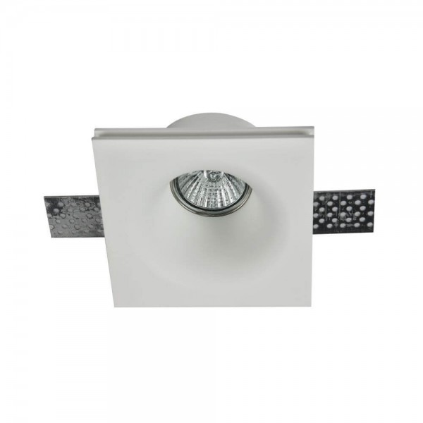 Maytoni Gyps Modern Downlight, Einbauleuchte GU10 Weiss 14cm