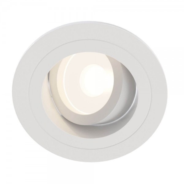 Maytoni Atom Downlight, Einbauleuchte GU10 rund Weiss Ø92mm