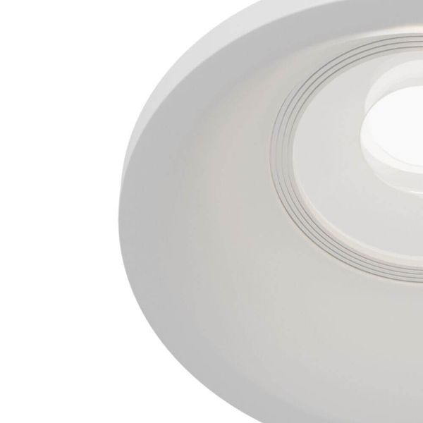 Maytoni Slim Downlight, Einbauleuchte GU10 Weiss Ø85mm