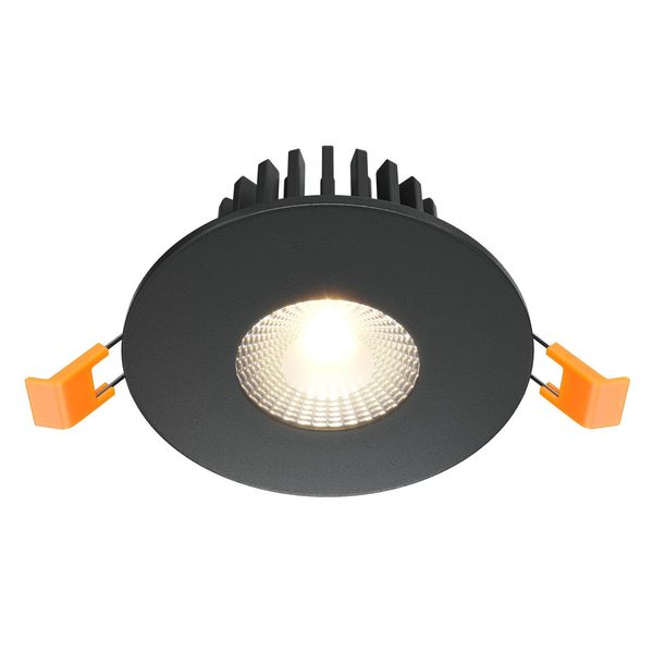 Maytoni Zen LED Downlight, Einbauleuchte 7W Schwarz 90Ra Ø9mm Neutralweiss