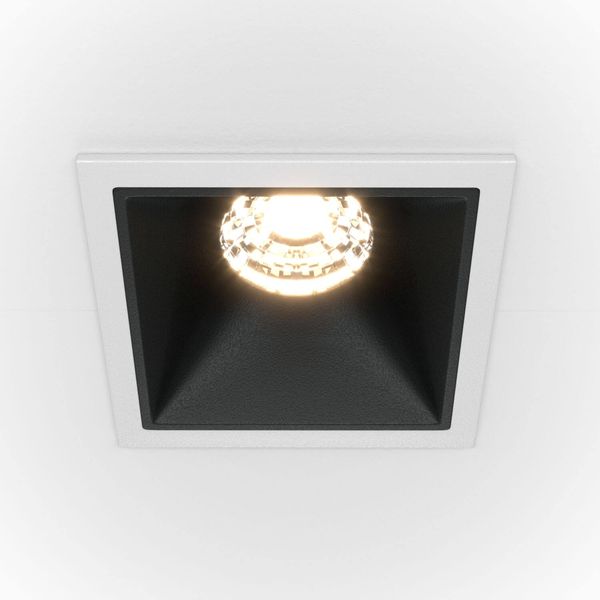 Maytoni Alfa LED Downlight, Einbauleuchte 10W dimmbar Schwarz / Weiss 90Ra Warmweiss