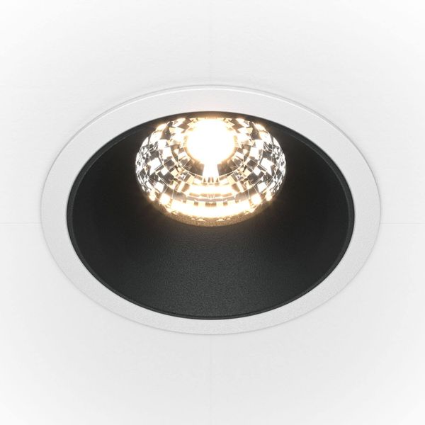Maytoni Alfa LED Downlight, Einbauleuchte 15W Schwarz / Weiss 90Ra Ø8,5mm Warmweiss