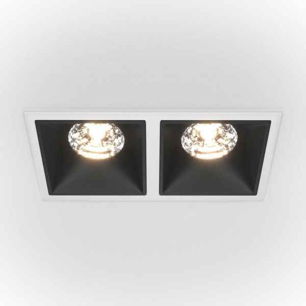 Maytoni Alfa LED Downlight, Einbauleuchte 30W dimmbar Schwarz / Weiss 90Ra Warmweiss