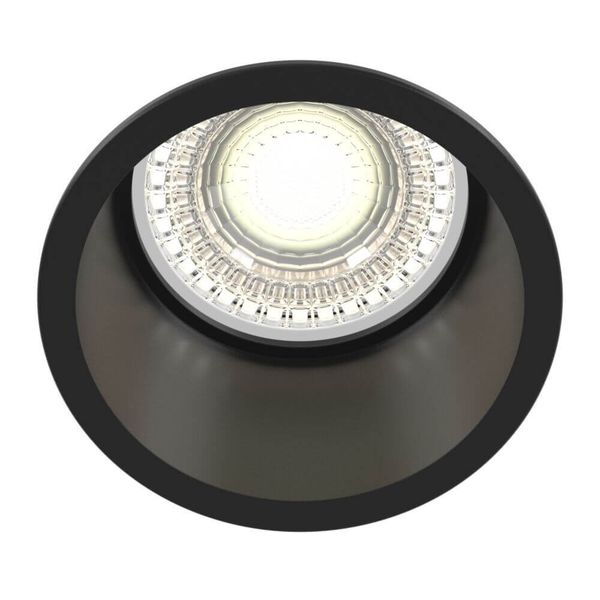 Maytoni Reif Downlight, Einbauleuchte GU10 Schwarz Ø68mm