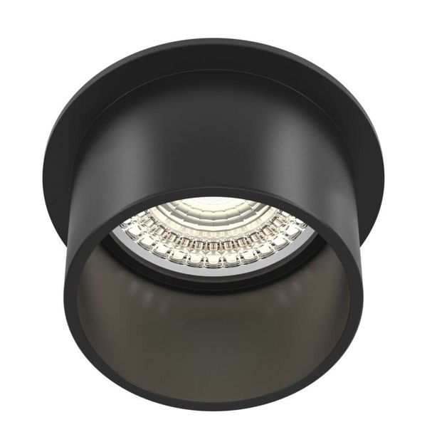 Maytoni Reif Deckeneinbaulampe GU10 Schwarz Ø68mm