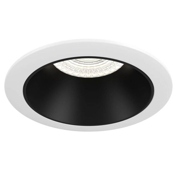 Maytoni Share Downlight, Einbauleuchte GU10 Schwarz-Weiss Ø86mm