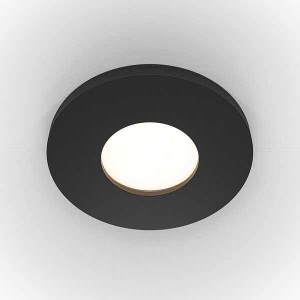 Maytoni Stark Downlight, Einbauleuchte GU10 Schwarz IP65 Ø8,4mm
