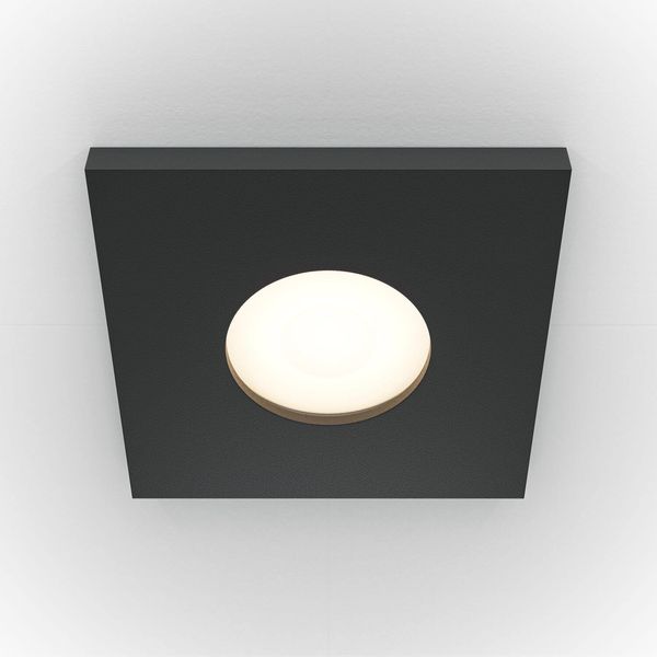 Maytoni Stark Downlight, Einbauleuchte GU10 Schwarz IP65