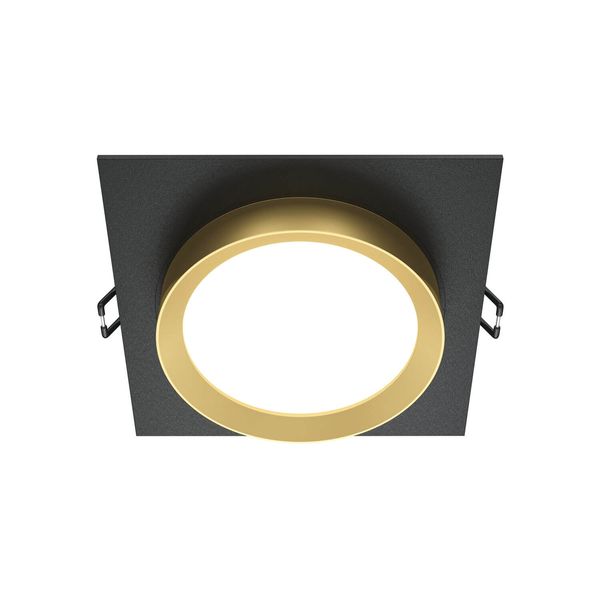 Maytoni Hoop Downlight, Einbauleuchte GX53 Gold / Schwarz