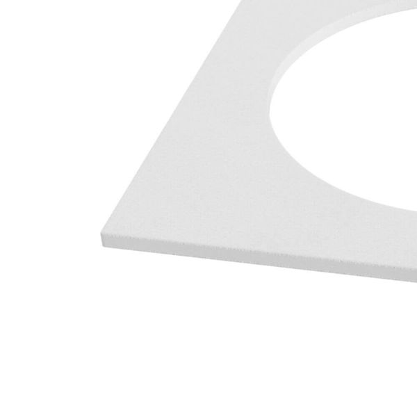 Maytoni Kappell Blende für Downlights, Einbauleuchten Weiss quadratisch