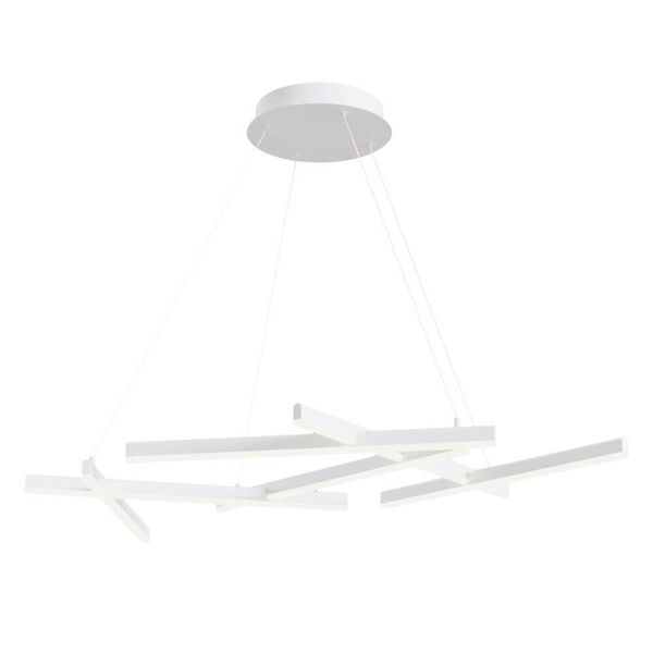 Maytoni Line LED Pendelleuchte, Hängeleuchte 75W Weiss Warmweiss
