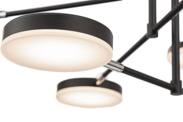Maytoni Fad LED Pendelleuchte, Hängeleuchte 38W Supermodern Schwarz