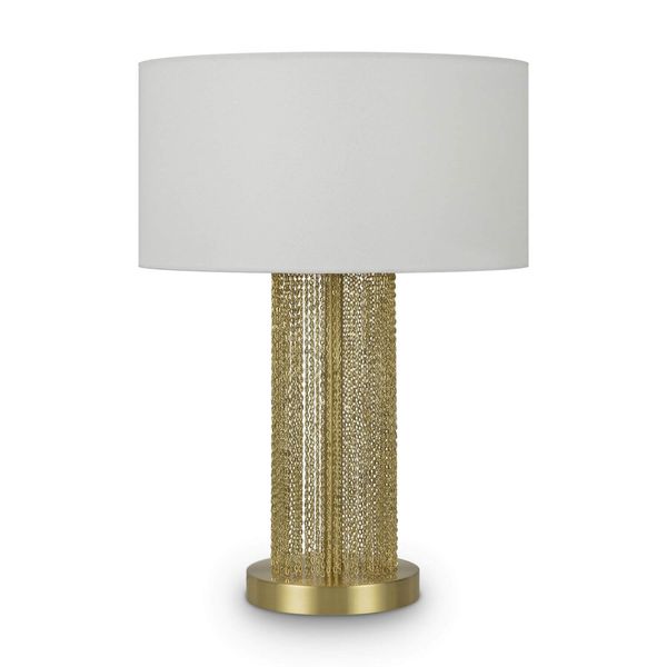 Maytoni Impressive Tischleuchte, Tischlampe E27 Gold-Farbe