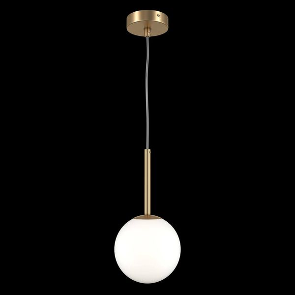 Maytoni Basic form Pendelleuchte, Hängeleuchte E14 30cm Gold-Farbe