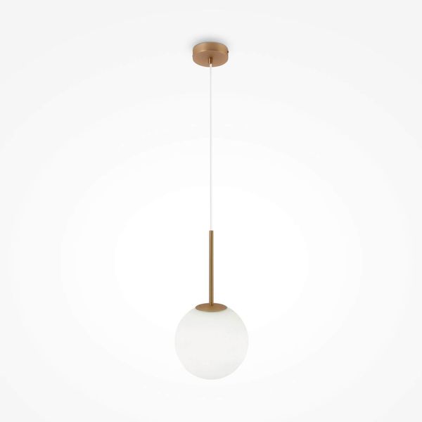 Maytoni Basic form Pendelleuchte, Hängeleuchte E14 40cm Gold-Farbe