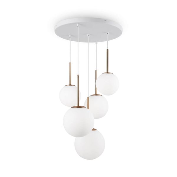 Maytoni Basic form Pendelleuchte, Hängeleuchte 5x E14 Gold-Farbe