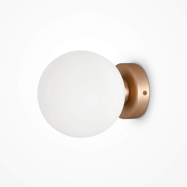 Maytoni Basic form Wandleuchte, Wandlampe E14 Gold-Farbe 15cm