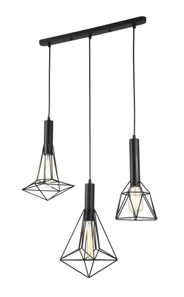 Maytoni Spider Pendelleuchte, Hängeleuchte 3x E27 Schwarz